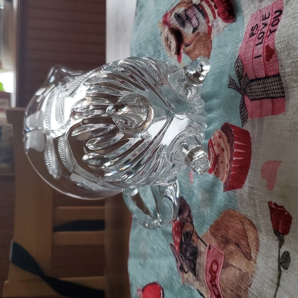 Crystal Etched Pitcher Fifth Avenue